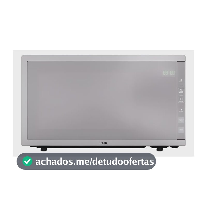 Micro-ondas Philco 33l Acabamento Inox Espelhado Pmo38t 110v