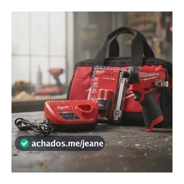 Milwaukee 3453-259 Parafusadeira Impacto M12 Fuel 2 Baterias