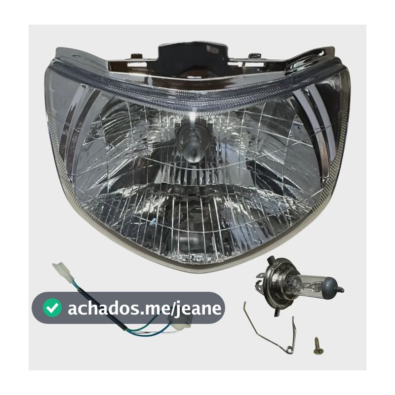 Bloco Optico Farol Honda Biz 125 2006 2007 2008 2009 2010 Ambos Lados