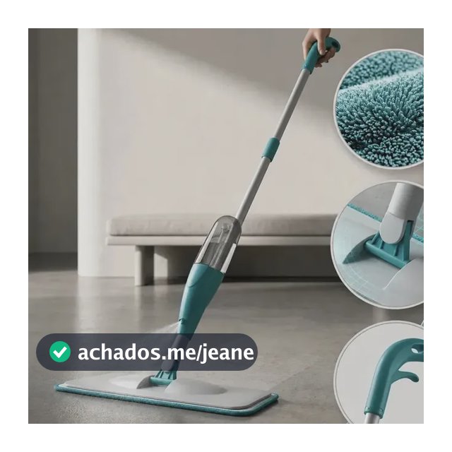 Mop Spray Com Reservatório Esfregão Vassoura Mágica Refil Wow World Of Wonders
