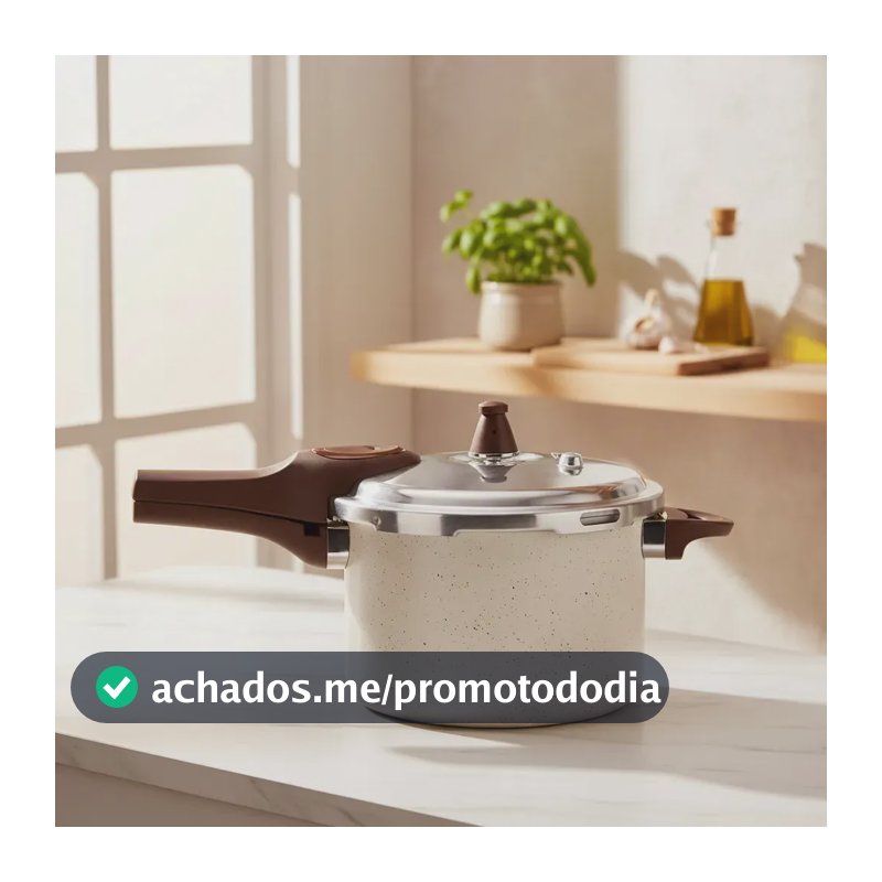 Panela De Pressão Brinox Pressure 4,2l Ø20 X 14,5 Cm Vanilla Baunilha