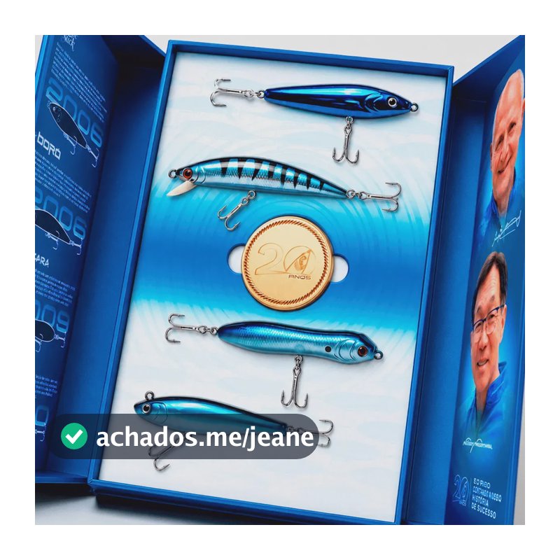 Iscas Artificiais Nelson Nakamura Box Edição Limitada Lucky Box Exclusivo 20 Anos