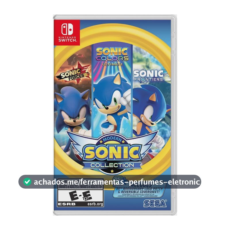 Modern Sonic Collection Switch Midia Fisica