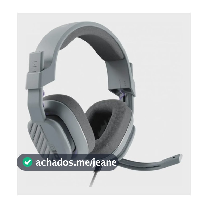 Fones de ouvido Astro A10 Ps5 Xbox Pc 3.5 cinza claro para jogadores