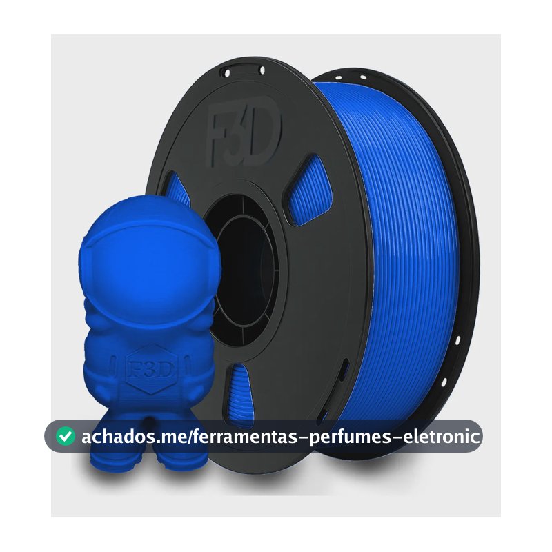 Filamento Pla Premium 1kg Azul High Speed Impressora 3d