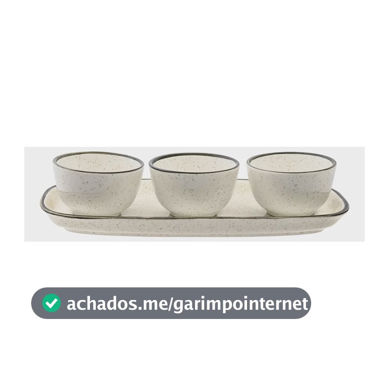 Conjunto Para Servir 4 Peças Brisa Unni Oxford