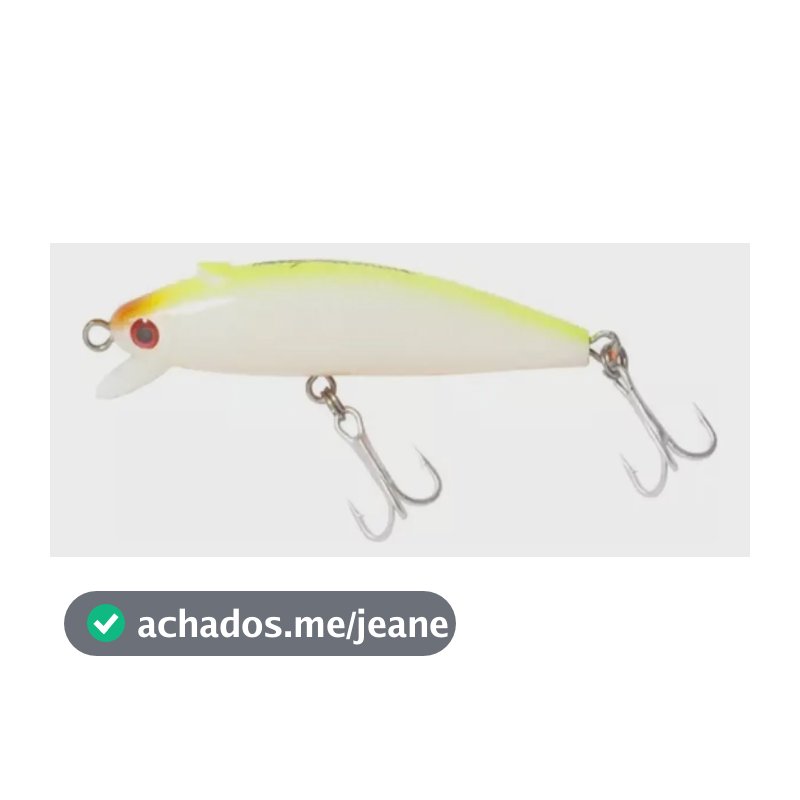 Nelson Nakamura Borá Plus 12 Cor 105 Opaca Verde Limão 2 ganchos 12 cm 14 g