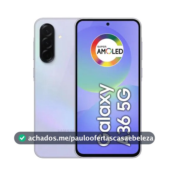Smartphone Samsung Galaxy A36 5g 128gb 6gb Ram Câmera Tripla De Até 50mp Selfie De 12mp Ip67 Super Amoled 6.7'' Nfc Recursos Ai Android E Segurança Snapdragon - Violeta