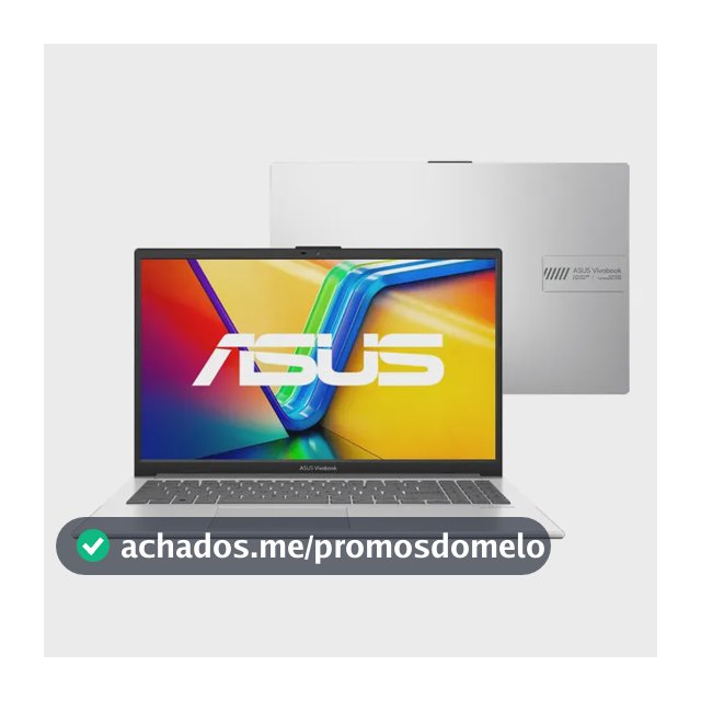 Notebook Asus Vivobook Go E1504GA Intel Core I3 N305 4Gb Ram 256Gb Ssd Linux Keepos Tela 15,6 Fhd Silver - Nj447
