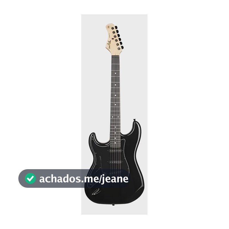 Guitarra Elétrica Para Canhoto Tagima Tw Series Tg-500 Preto - Canhoto - Black - Madeira Técnica