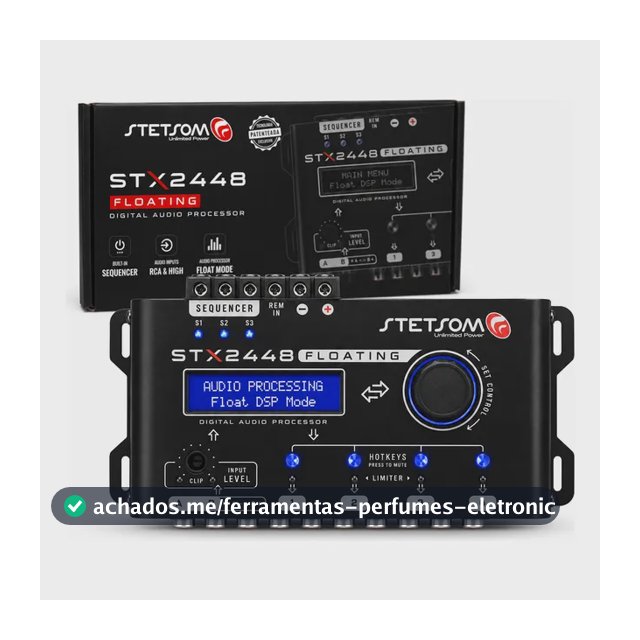 Lançamento Processador Stx2448 Stetsom Floating Equalizador