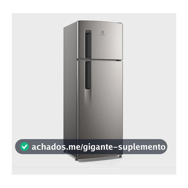 Geladeira Electrolux Frost Free 320L Duplex Inox Look (TF38S)