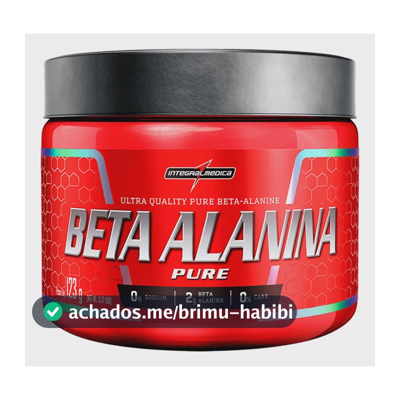 Beta Alanina Pura em Pó 123g Integralmédica