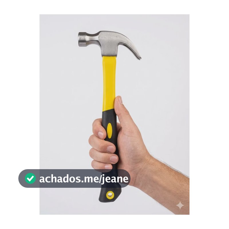 Martelo Unha Cabo 400g Cabo Emborrachado E Resistente