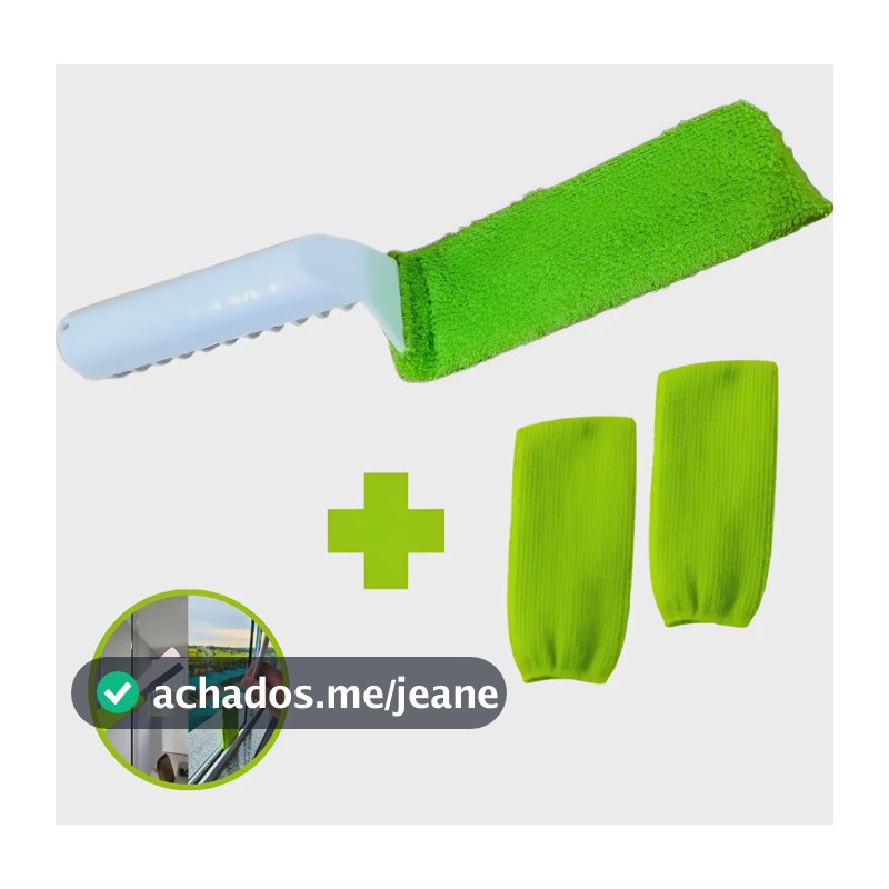 Kit Limpador Transpasse Vidro Espatula Box Janela + 2 Refil