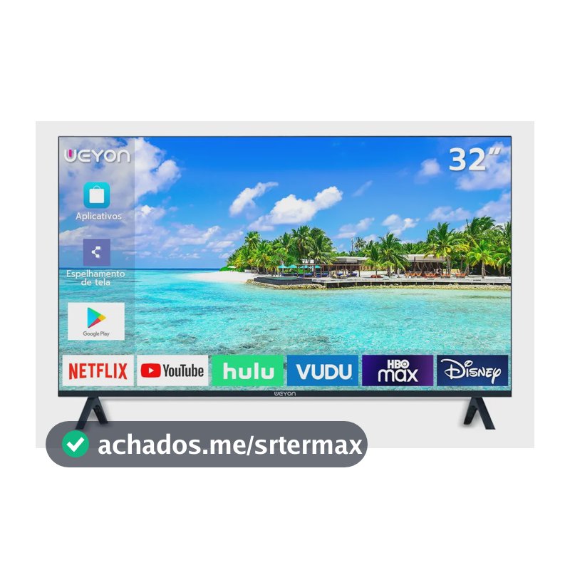 Smart Tv 32'' Led Hd Weyon Tv 60hz 32wdsnbx 100/240v