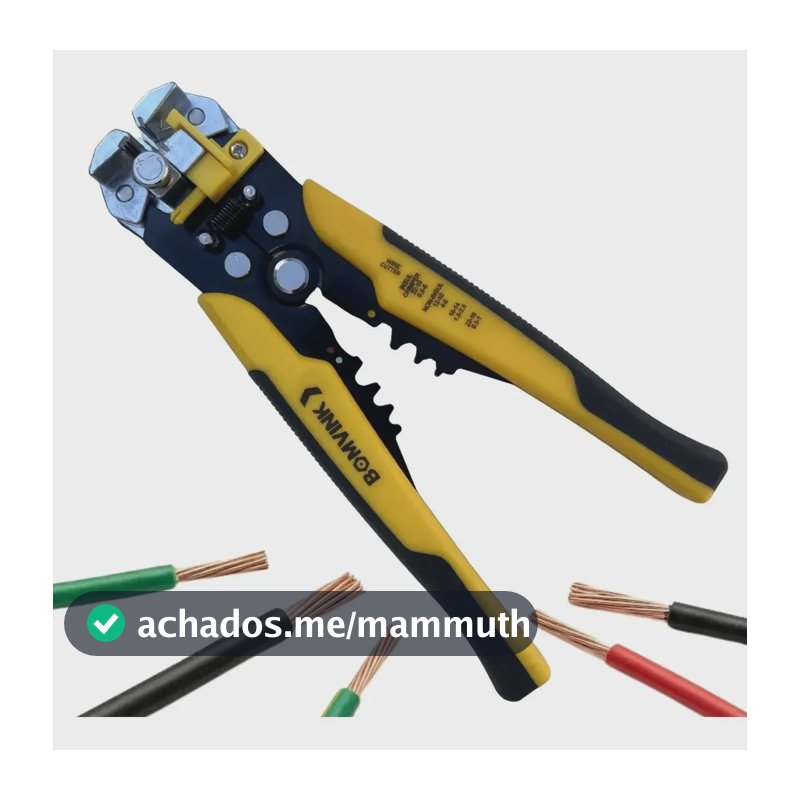 Alicate Desencapador De Fios E Crimpador  Eletricista