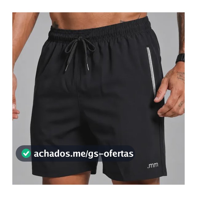 Bermuda Masculina Tactel Short Academia Treino Plus Size G3