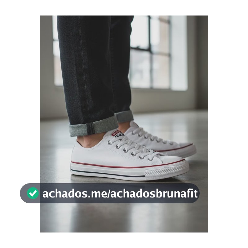 Tênis Chuck Taylor Cano Curto All Star Converse Branco/branco/marinho Liso 36 Br