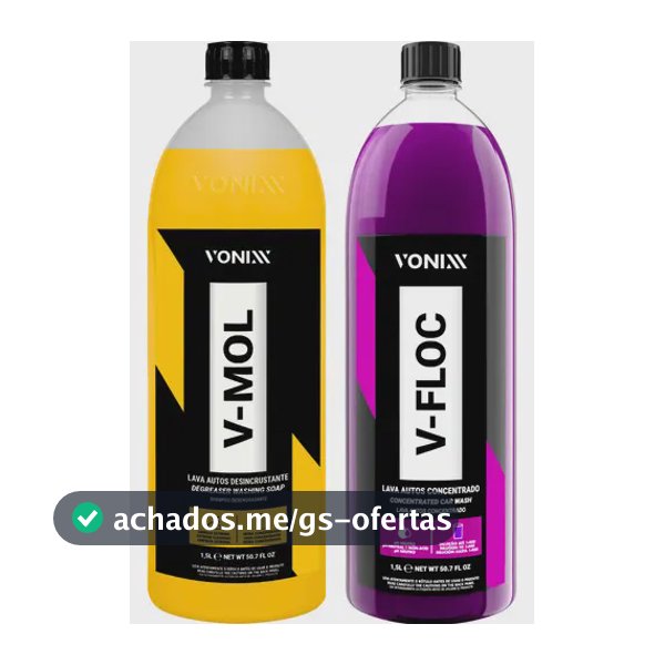 Shampoo Automotivo V-mol Vonixx 1,5l V-floc Vonixx 1,5l