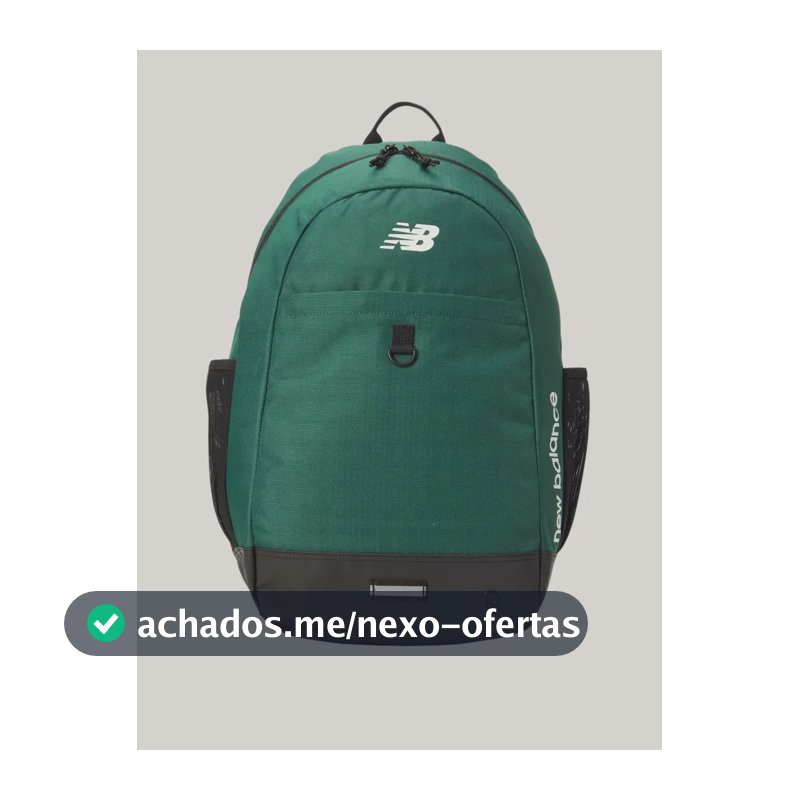 Mochila Unisex New Balance Active Verde Floresta Liso