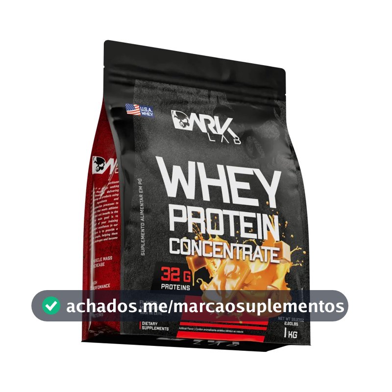 Whey Protein Concentrado 1kg Dark Lab Sabor Doce de leite