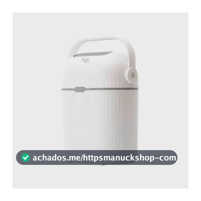 Lixeira Mágica Antiodor Descarte De Fraldas Tampa Giratória Capacidade 9L Freshcan Maxi Baby