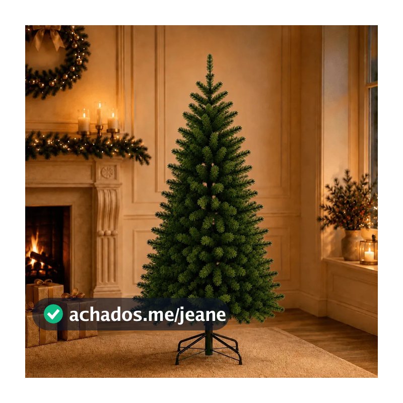 Árvore De Natal Pinheiro Verde 1,20 Metros 300 Galhos Luxo Cheia DEKASA