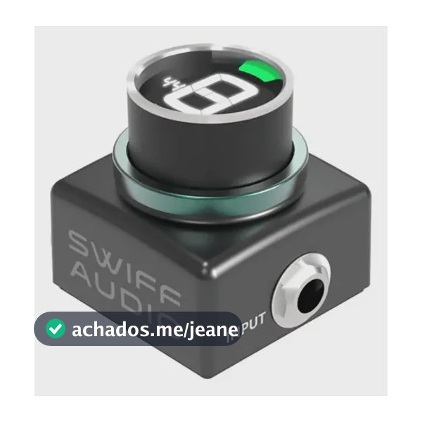 Pedal Afinador Cromático Swiff C20 True Bypass Para Guitarra e Contrabaixo