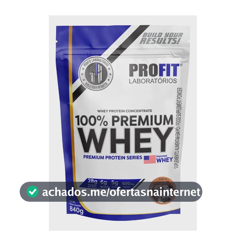 Proteína ProFit Laboratórios Elite Series 100% Premium Whey em pó sabor Cookies and cream x 840g