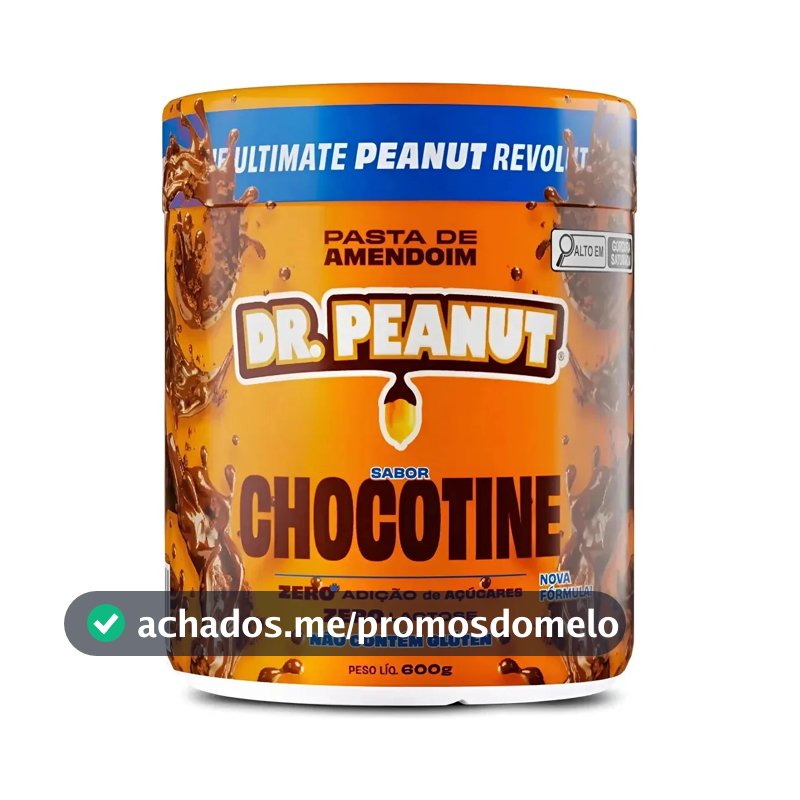 Pasta de amendoim Dr. Peanut Gourmet sabor Chocottine x 600g