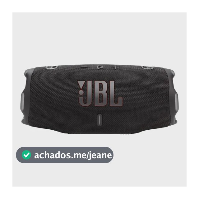 Caixa De Som Jbl Charge 6 Bluetooth Preto Original