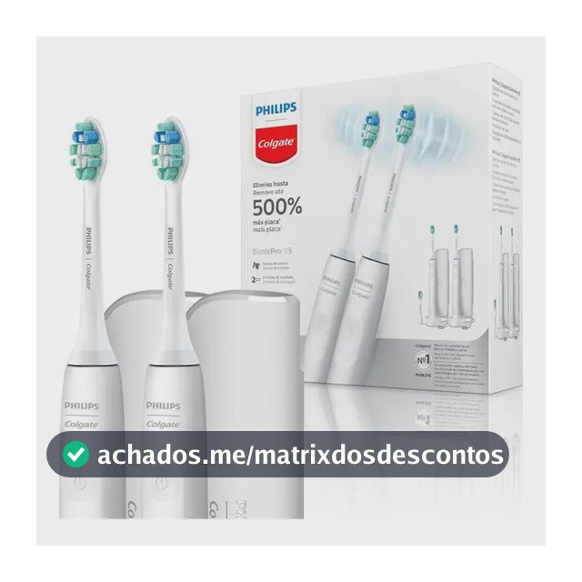 Escova Eletrica Philips Colgate Sonicpro 35 2 Unidades