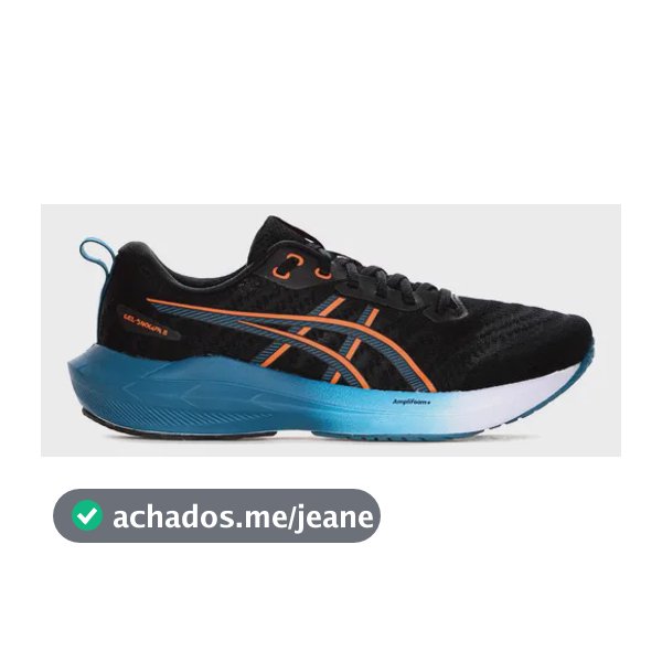 Tênis Asics Gel Shogun 8 Durável Amortecimento Tração Leve Preto 40 Br