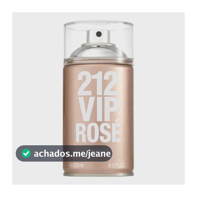 Carolina Herrera 212 Vip Rosé - Body Spray Feminino 250ml Única