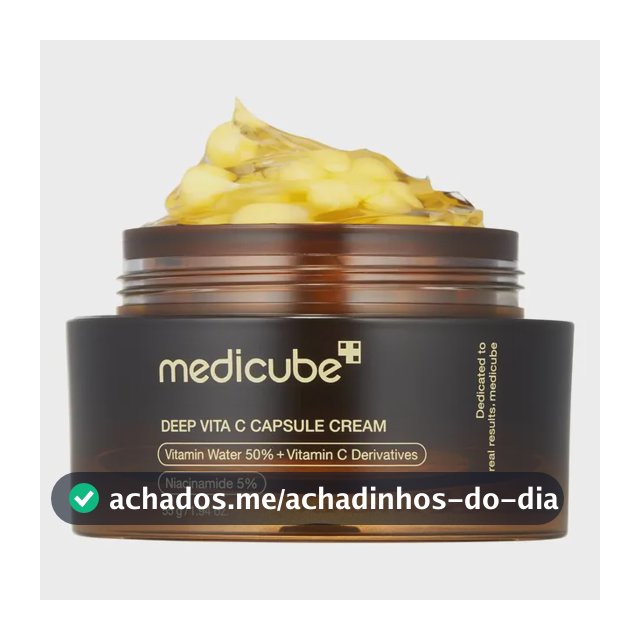 Hidratante Facial Medicube Deep Vitamin C Golden Capsule