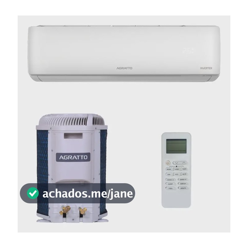 Ar Condicionado Hi Wall Agratto Zen Top Inverter 9k F 220v