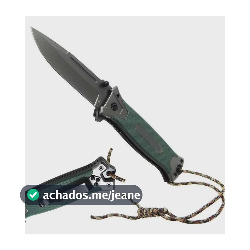 Canivete Tatico Militar Semi Automatico Estilo Browning 364b