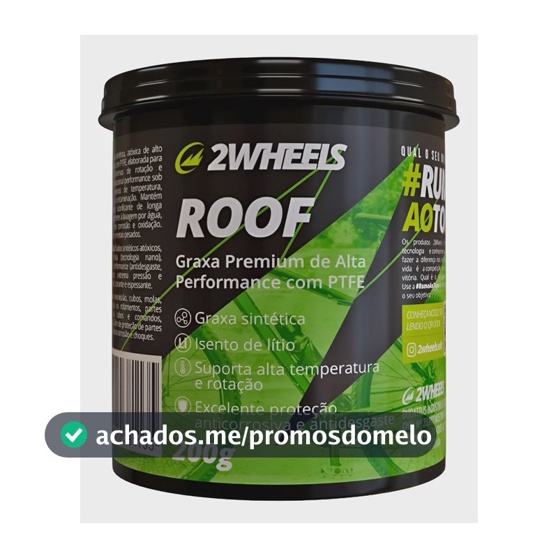 Graxa Sintética Roof Alto Desempenho Premium 200g 2wheels