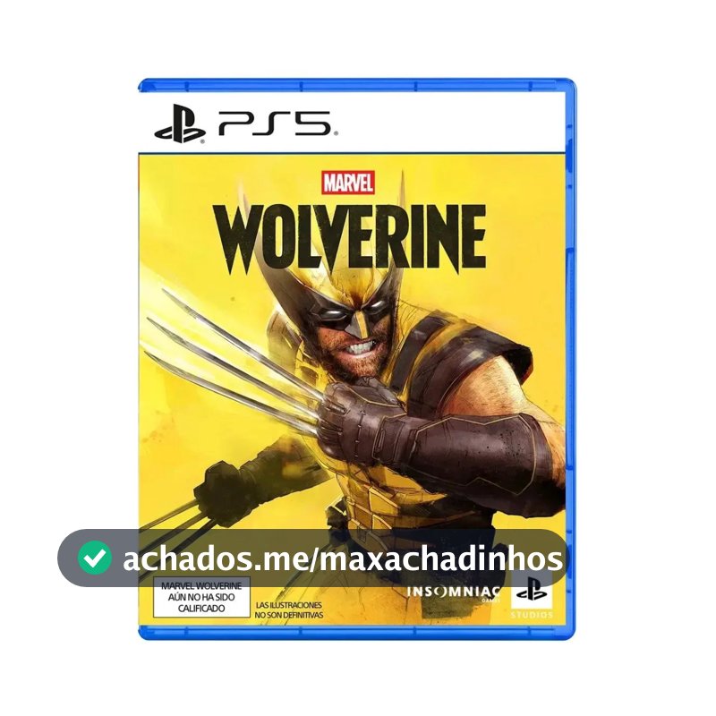 Wolverine Playstation 5 Mídia Física