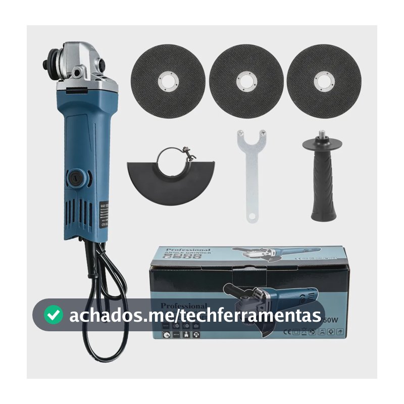 Esmerilhadeira Profissional 750w Alto Desempenho Caixa Papel Azul 220v 220v