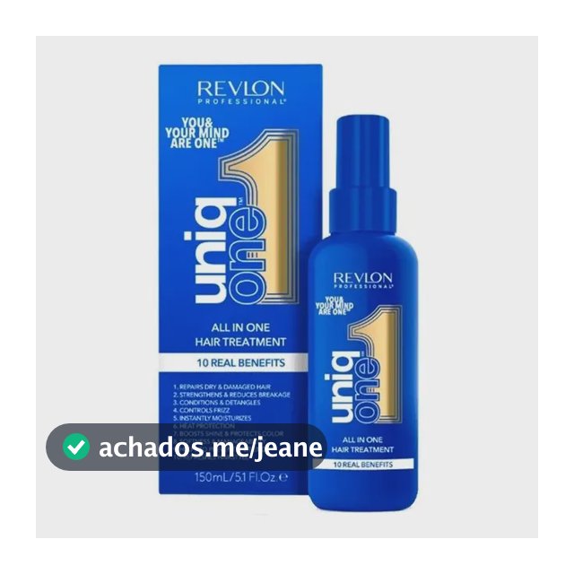 Revlon Leavein Uniq One Mental Wellness Ed V2 150ml (azul)