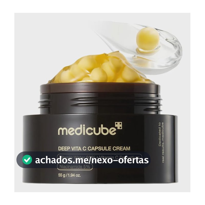 Medicube Deep Vitamin C - Hidratante Facial Golden - 55g Momento de aplicação Dia/Noite Tipo de pele Todo tipo de pele
