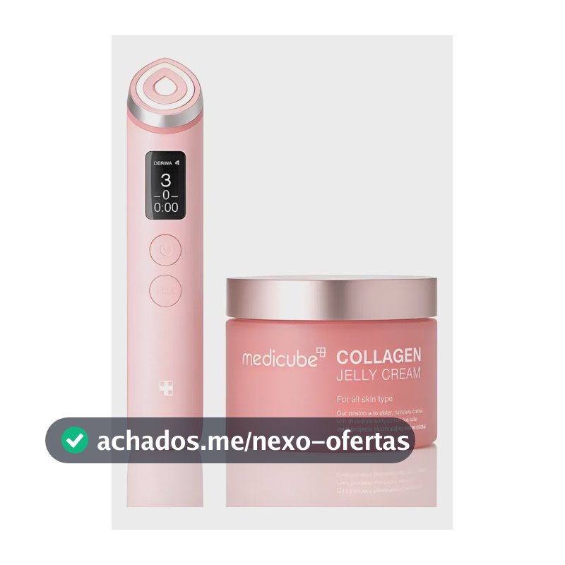 Kit Medicube Ager Booster Pro 6 Em 1 + Collagen Jelly Cream