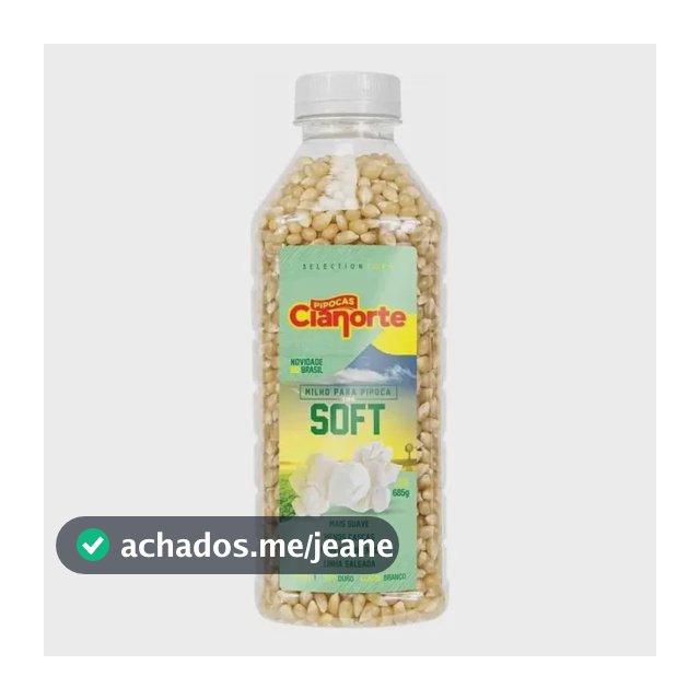 Milho Pipoca Grande Gourmet Cinema/soft Buterfly Branco 685g
