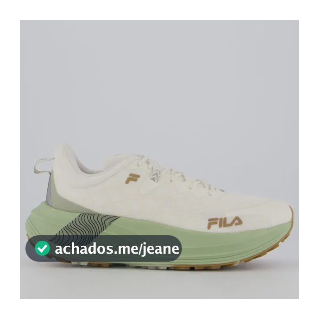 Tênis Fila Racer Skytrail Feminino Bege E Verde
