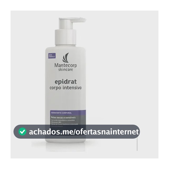 Hidrante Corporal Epidrat Corpo Intensivo Com 450ml Mantecorp