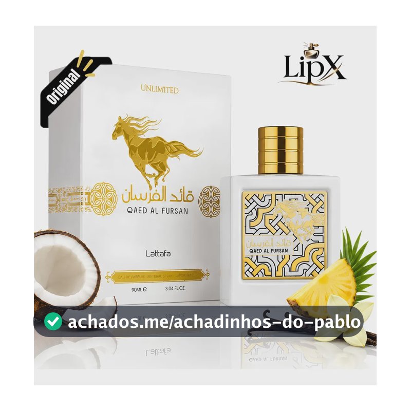 Perfume Árabe Qaed Al Fursan Unlimited Edp 90ml