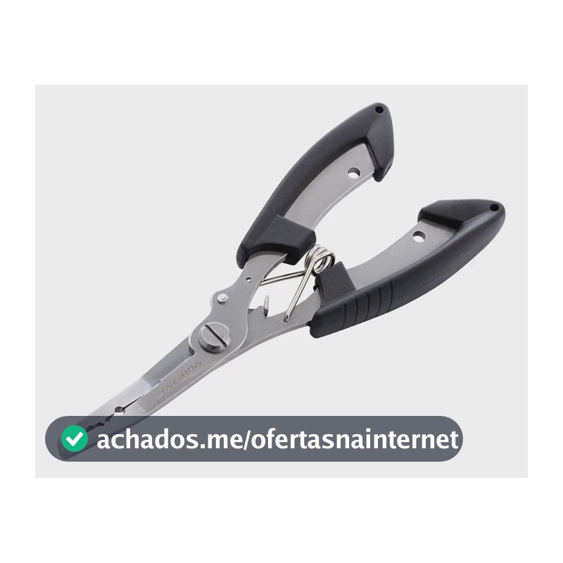 Alicate De Pesca Multifuncional Fishermans Inox C/ Trava