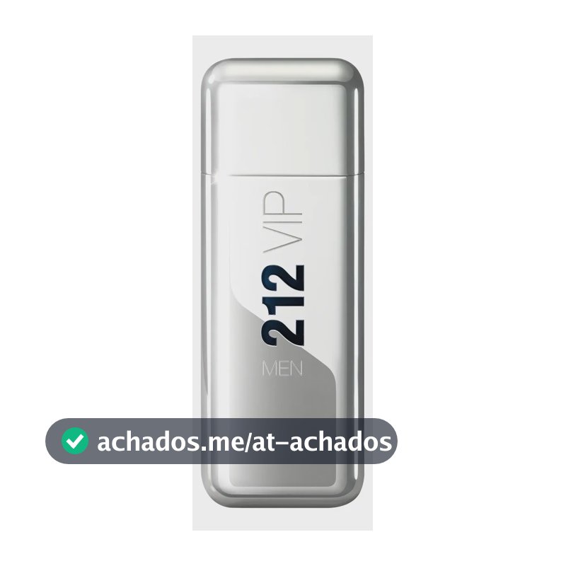 Perfume Masculino 212 Vip Men Carolina Herrera Eau de Toilette 100ml - Oriental Amadeirado - Perfume fresco e amadeirada